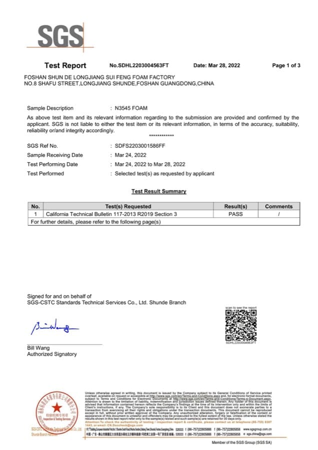 CA TB117 certificate